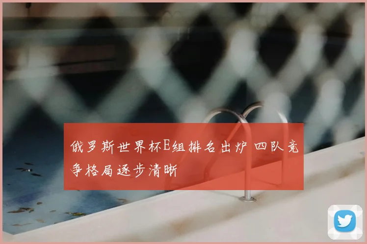俄罗斯世界杯E组排名出炉 四队竞争格局逐步清晰